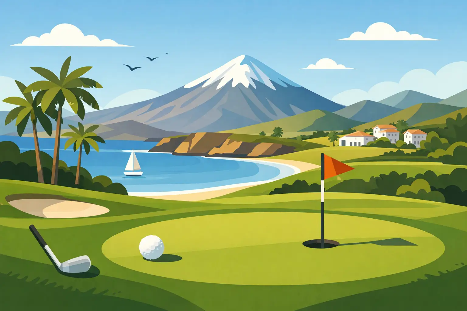 Bestu golfvellir Tenerife fyrir golfferð