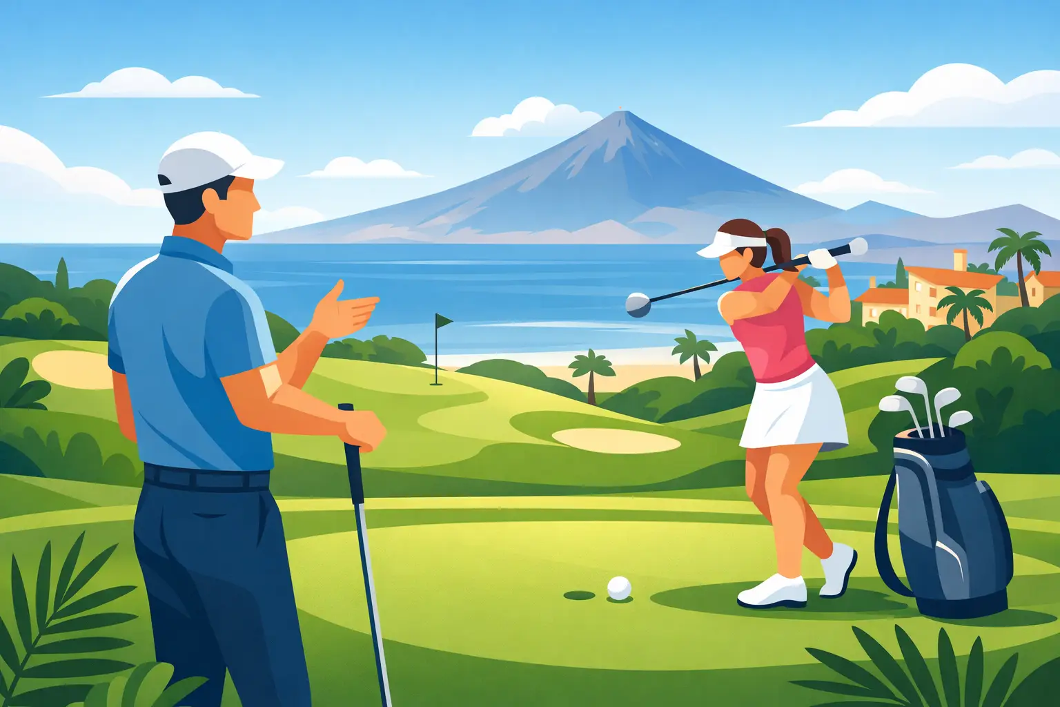 Golfkennsla á Tenerife sem bætir fríið