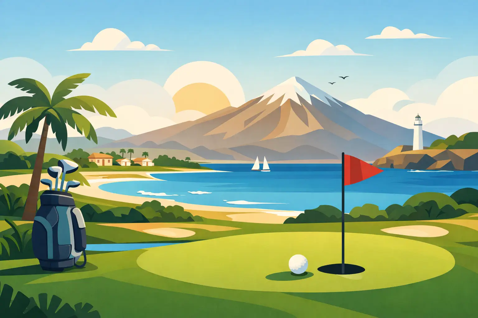 Hvenær er best að fara í golf á Tenerife?