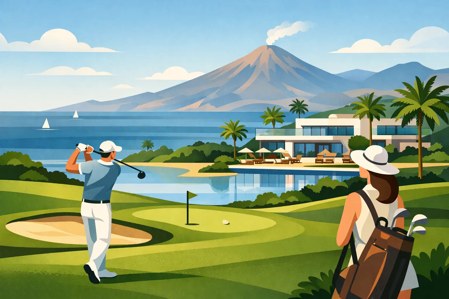 Lúxus golffrí á Tenerife sem stenst væntingar