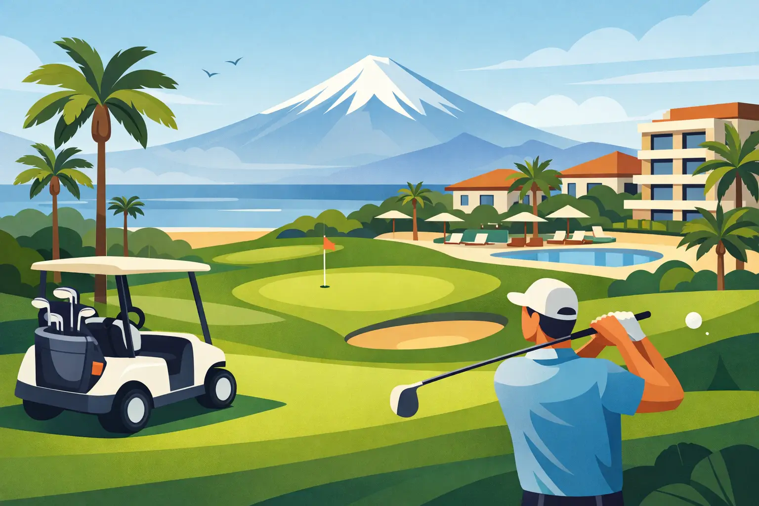 Þjónusta fyrir golfgesti á Tenerife