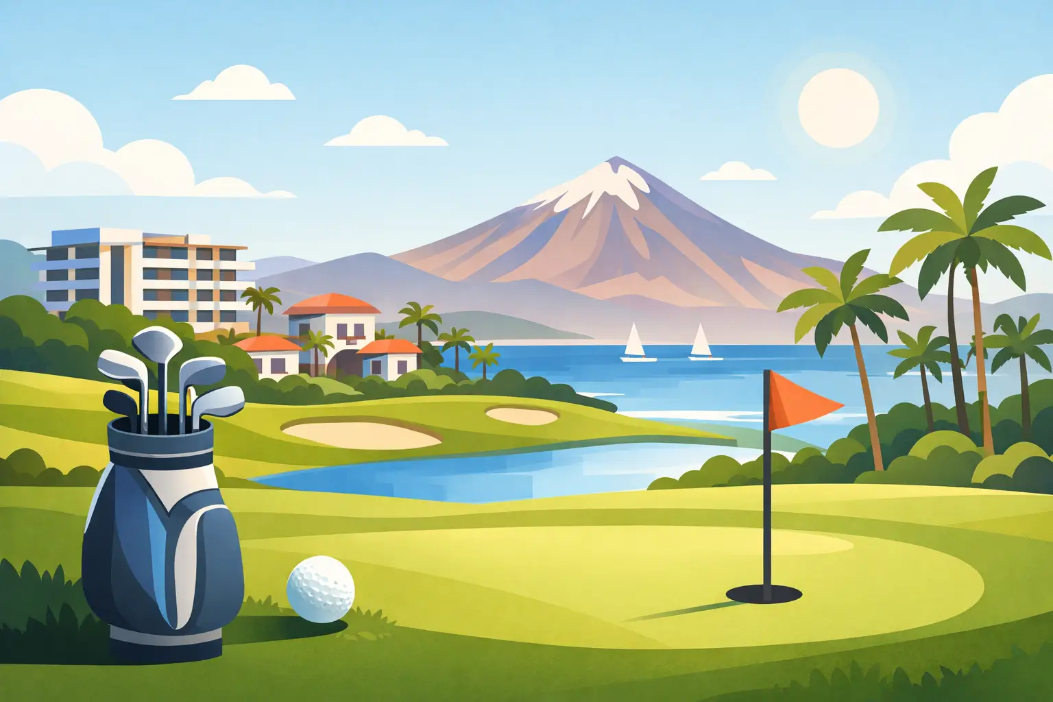 Hvar gista kylfingar á Tenerife?