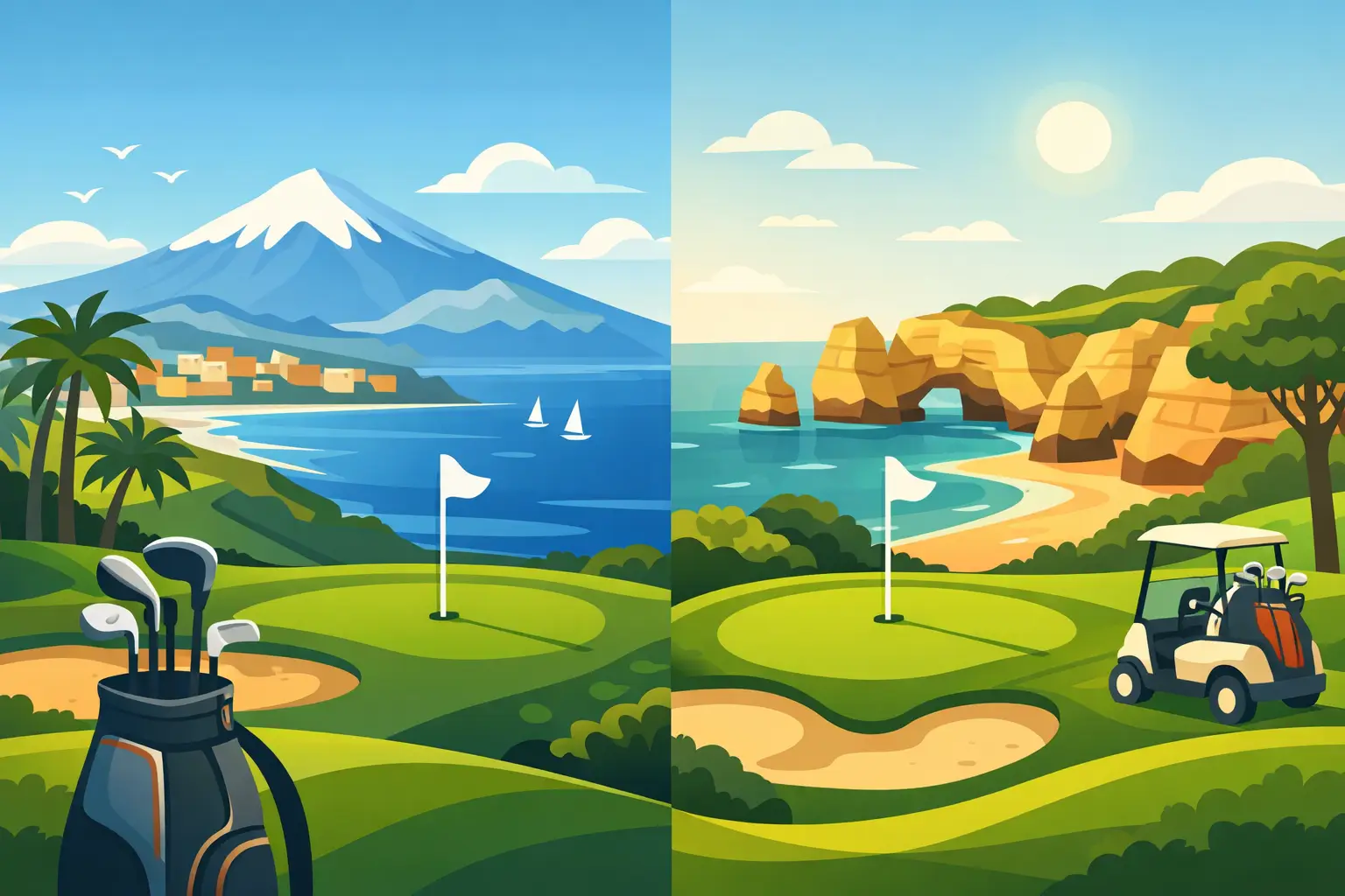Tenerife eða Algarve golf - hvað hentar þér?