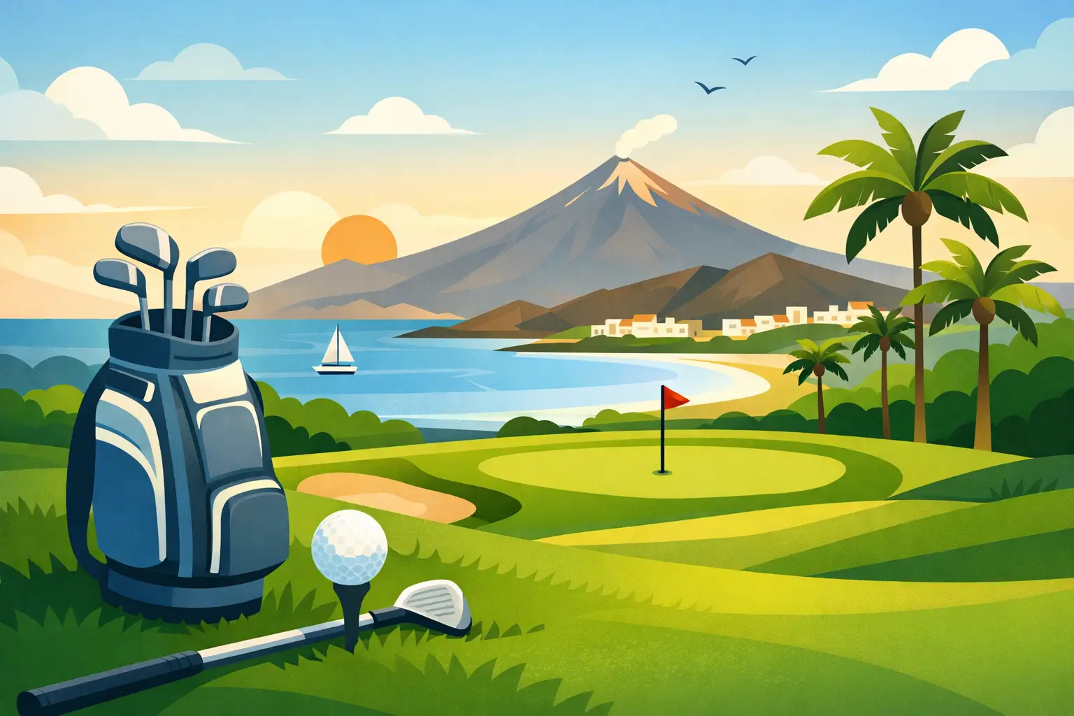 5 ástæður fyrir golf á Tenerife