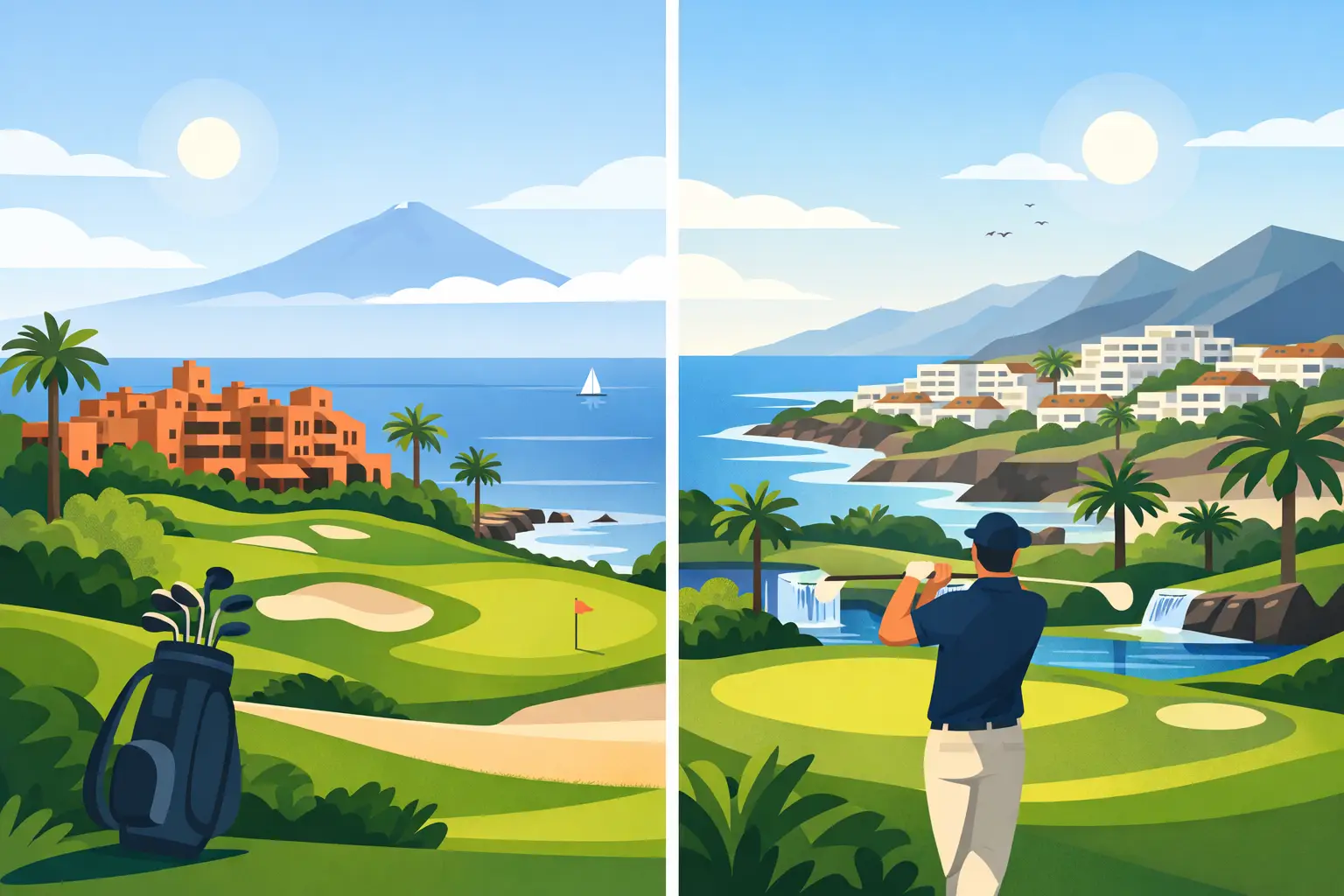 Abama eða Costa Adeje golf - hvort hentar þér?