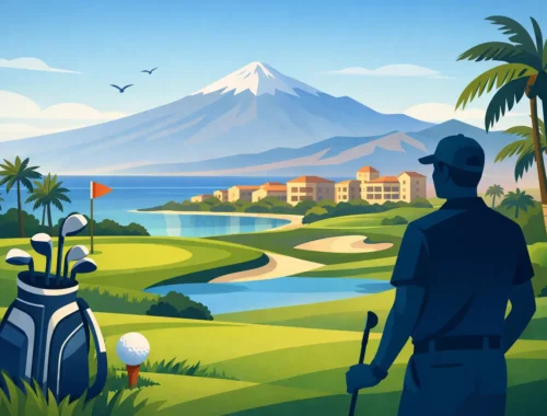 Dæmi um golfviku á Tenerife