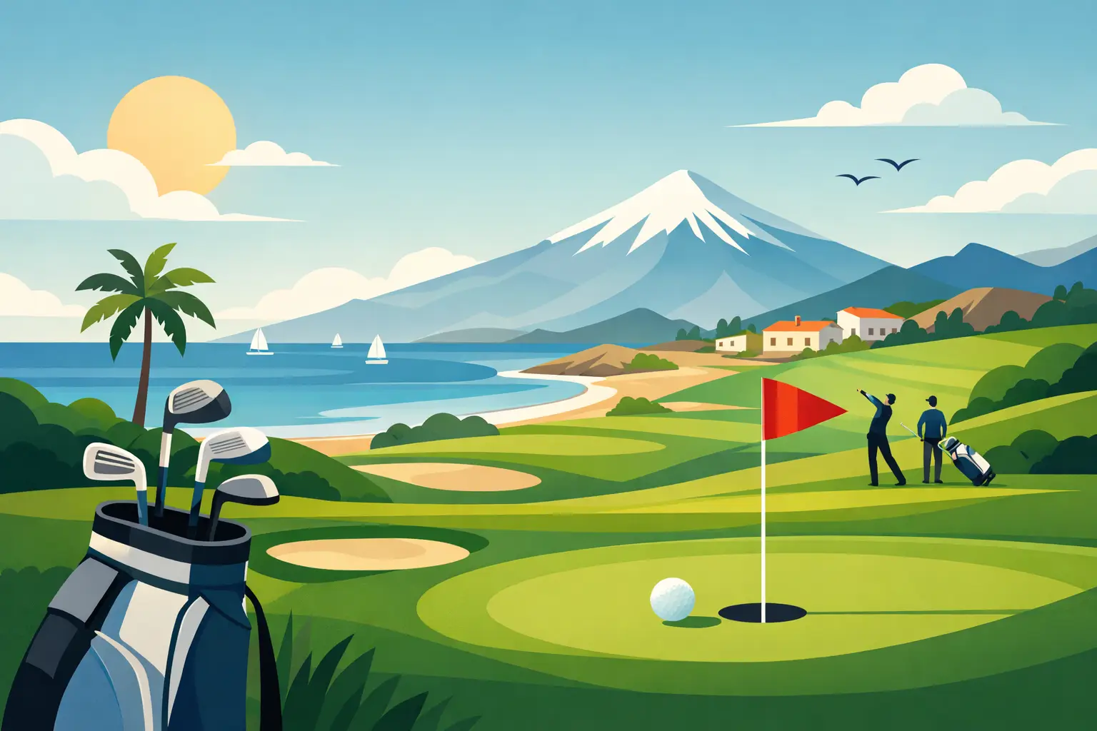 Er golfveður gott allt árið á Tenerife?