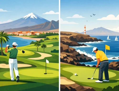 Golf Costa Adeje eða Amarilla?