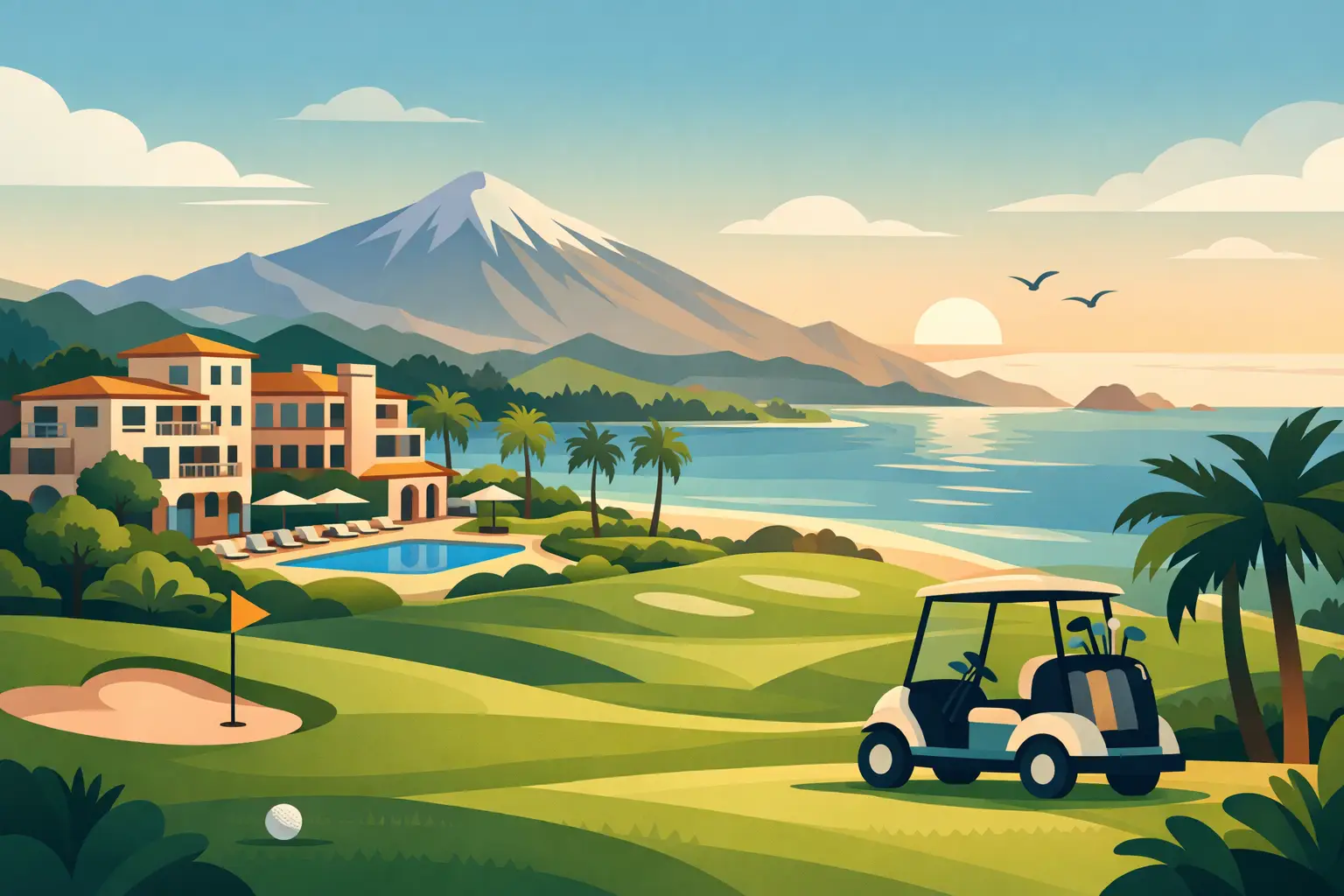 Hvernig á að velja rétt golfhótel Tenerife