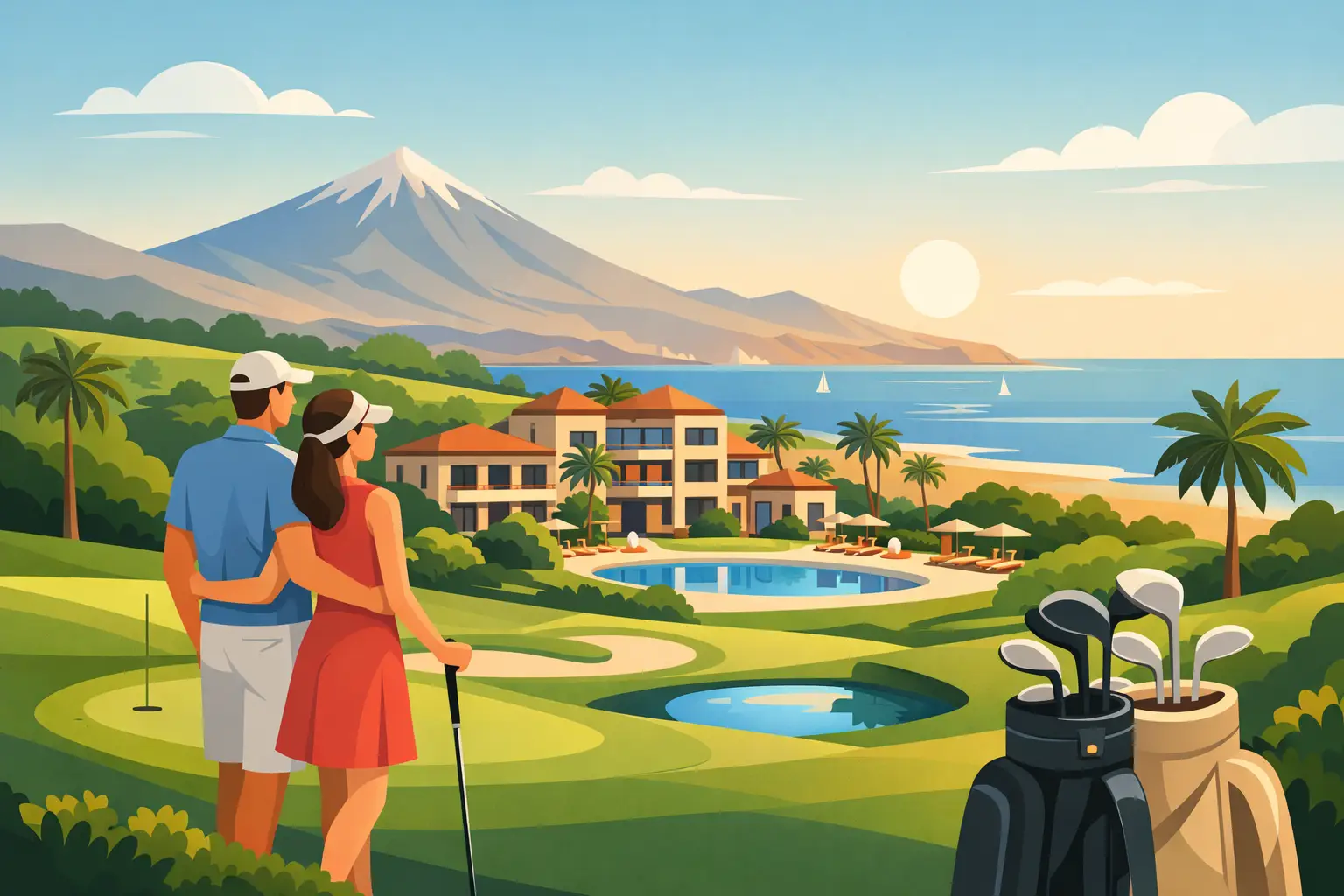 Bestu golfhótel fyrir pör á Tenerife