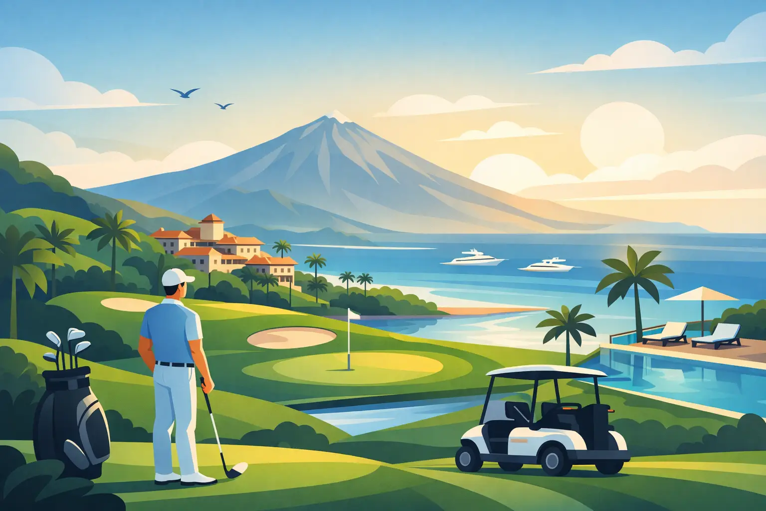 Bestu lúxus golfupplifanir Tenerife