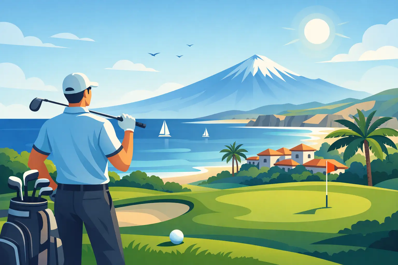 Golf frí - af hverju velja fleiri Tenerife