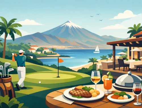 Golf og veitingastaðir Tenerife sem passa saman