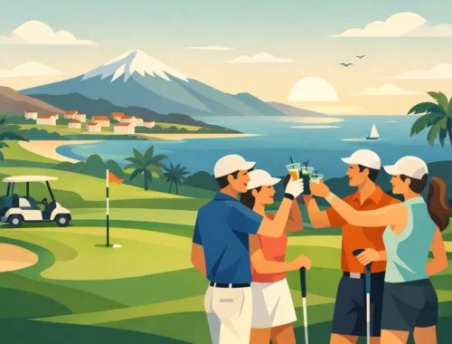 Tenerife golf fyrir vinahópa sem virkar