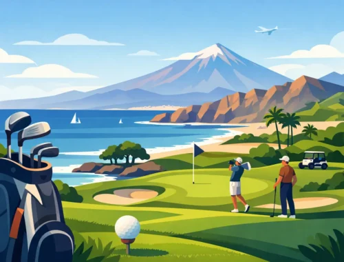 Dæmi um vikulanga golfferð á Tenerife