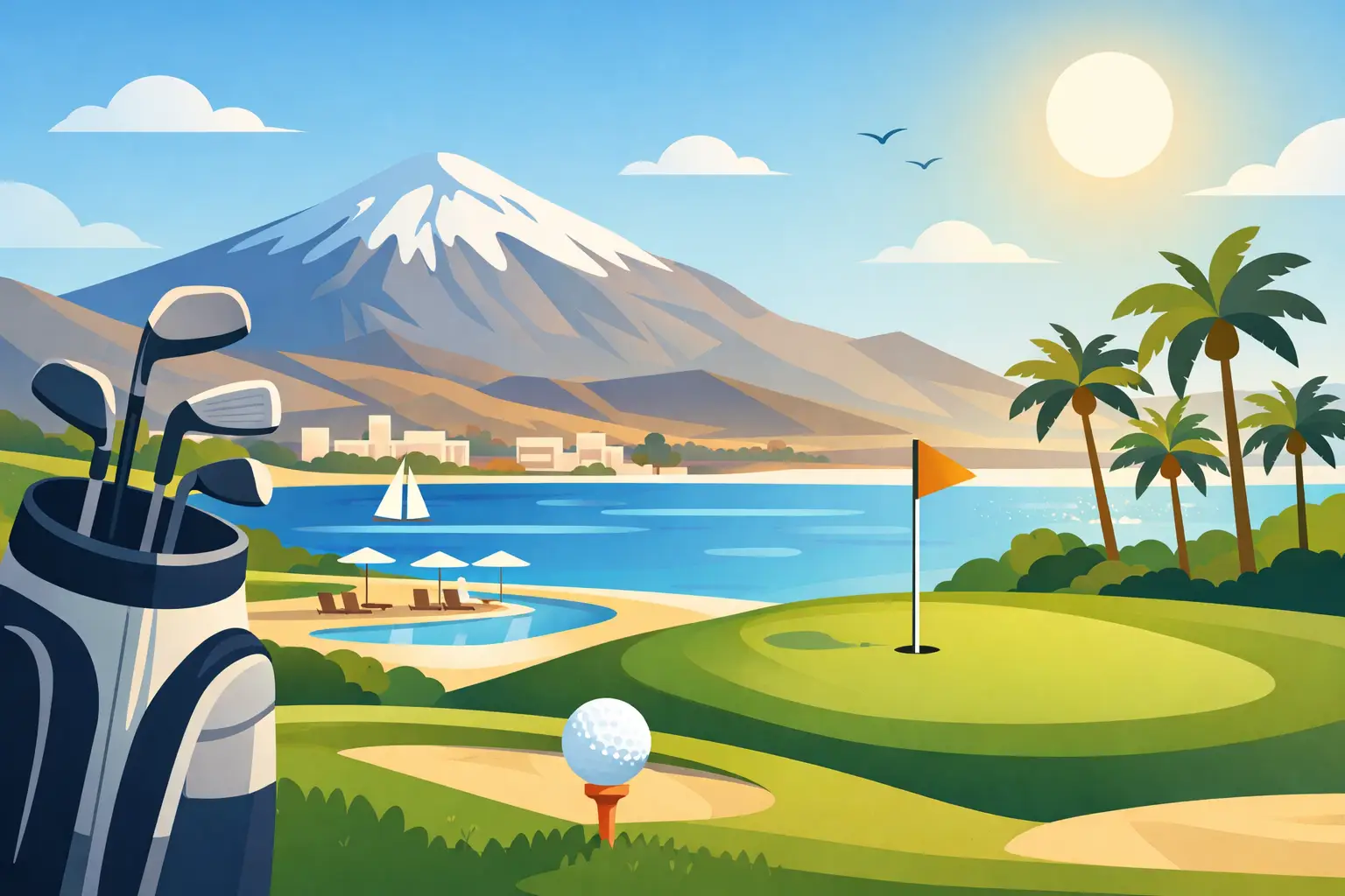 Ferðaplan fyrir golf og sól á Tenerife í vetur
