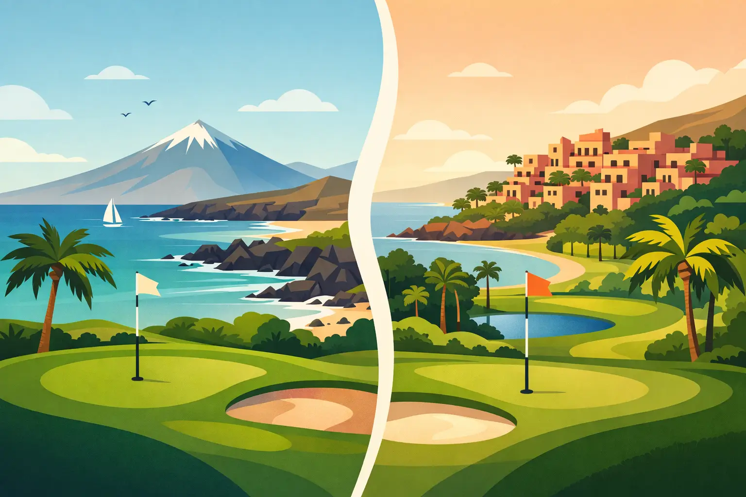 Golf del Sur eða Abama - hvað hentar þér?