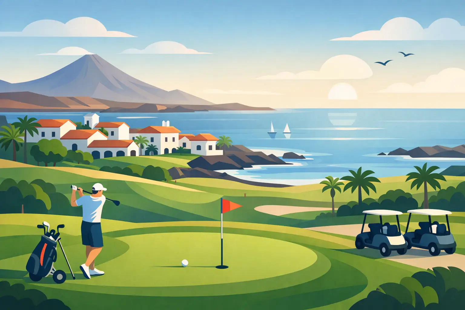 Golf del Sur umsögn fyrir næstu golfferð