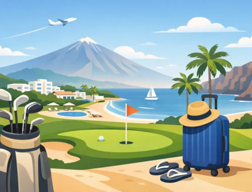 Hvernig á að setja saman golf og frí á Tenerife