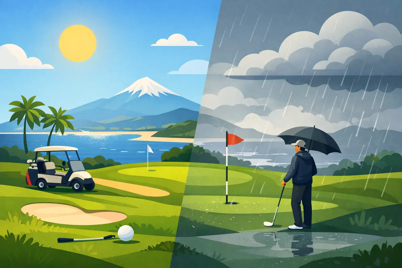 Hvernig er golfveður í febrúar á Tenerife?