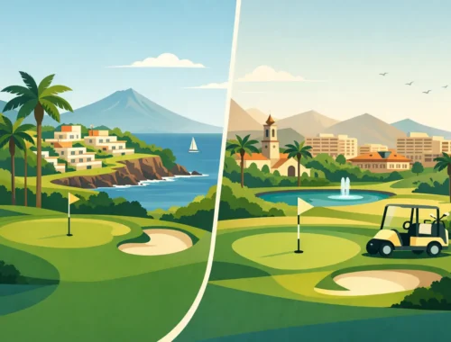 Abama Golf eða Golf Las Américas - hvað hentar þér?