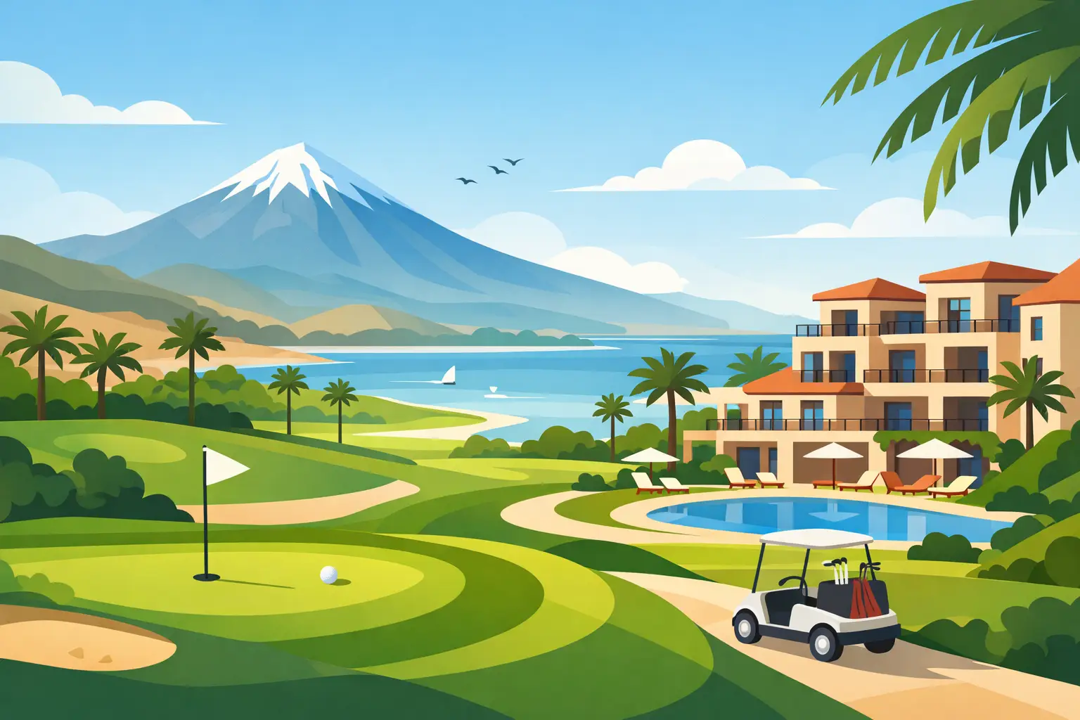 Bestu golfhótelin nálægt völlunum á Tenerife