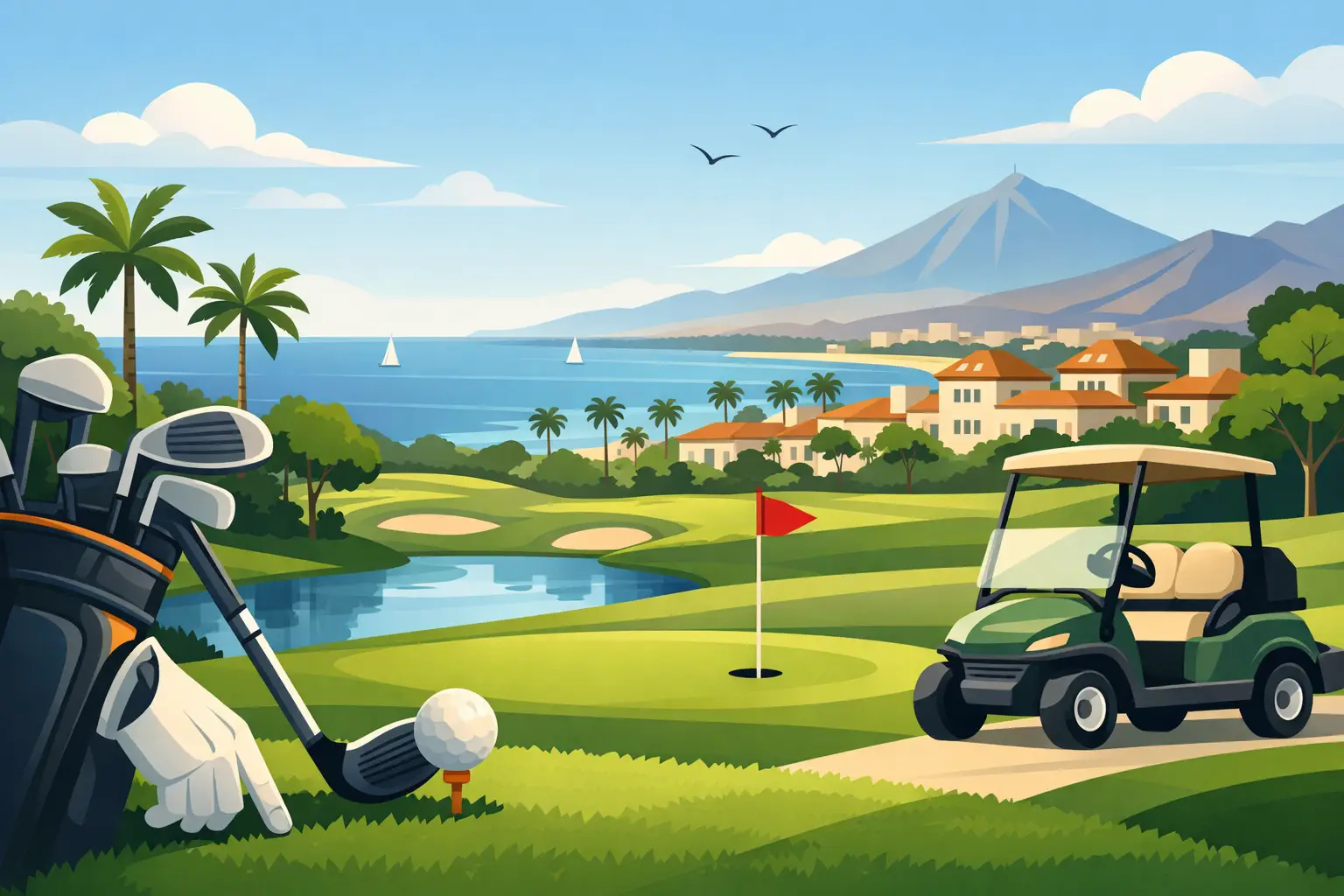 Golf Las Américas reynslusaga fyrir golfferð