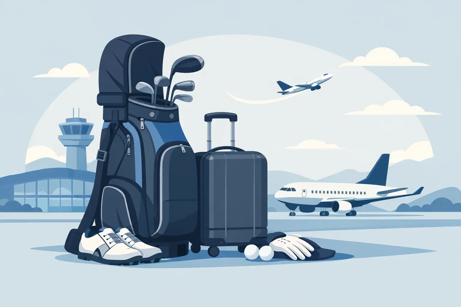 Hvernig á að undirbúa golfbúnað fyrir flug