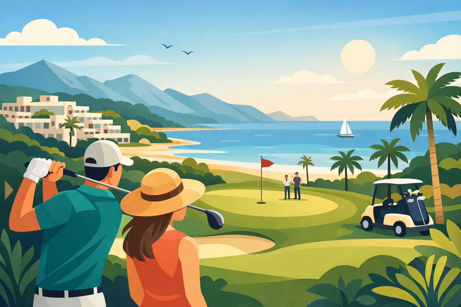 Hvernig á að velja golfnámskeið á Kanaríeyjum