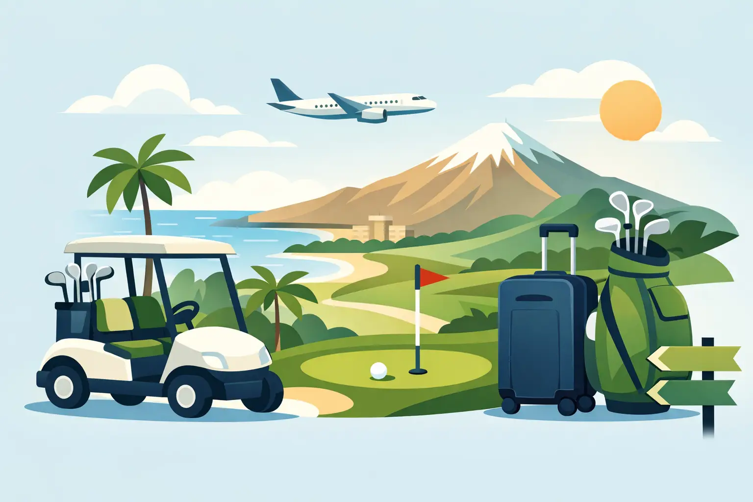 Leiðarvísir að golfsamgöngum Tenerife