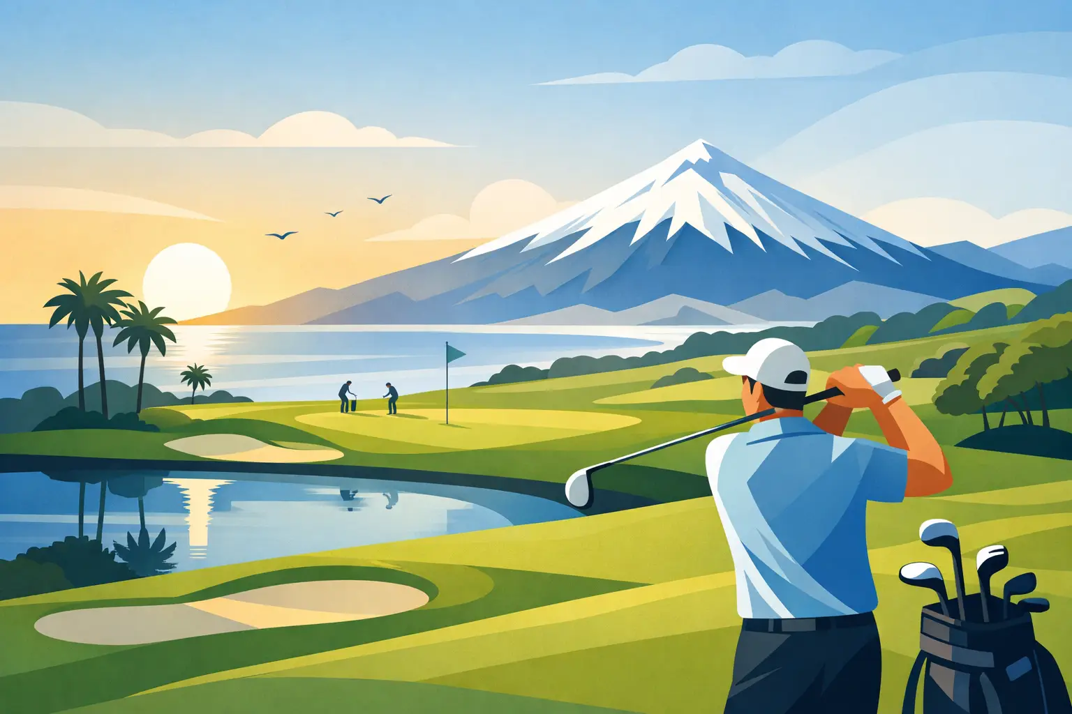 Vetrarsól og golf 2026 fyrir kylfinga á Tenerife