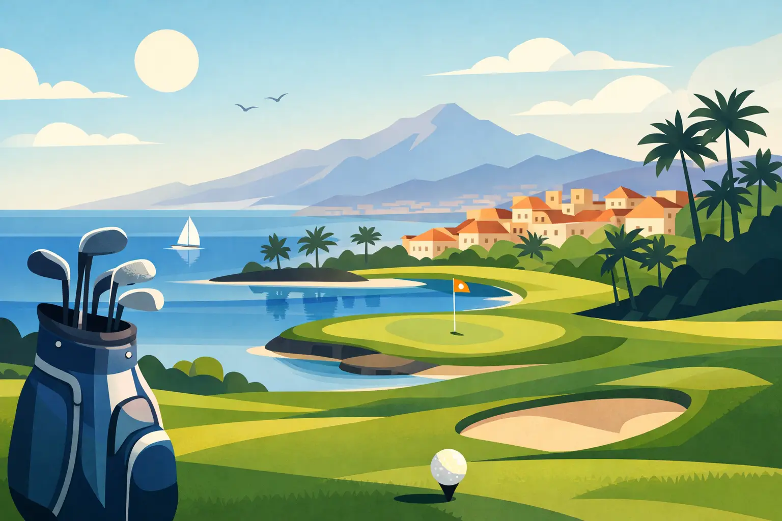 Costa Adeje umsögn fyrir kylfinga á Tenerife
