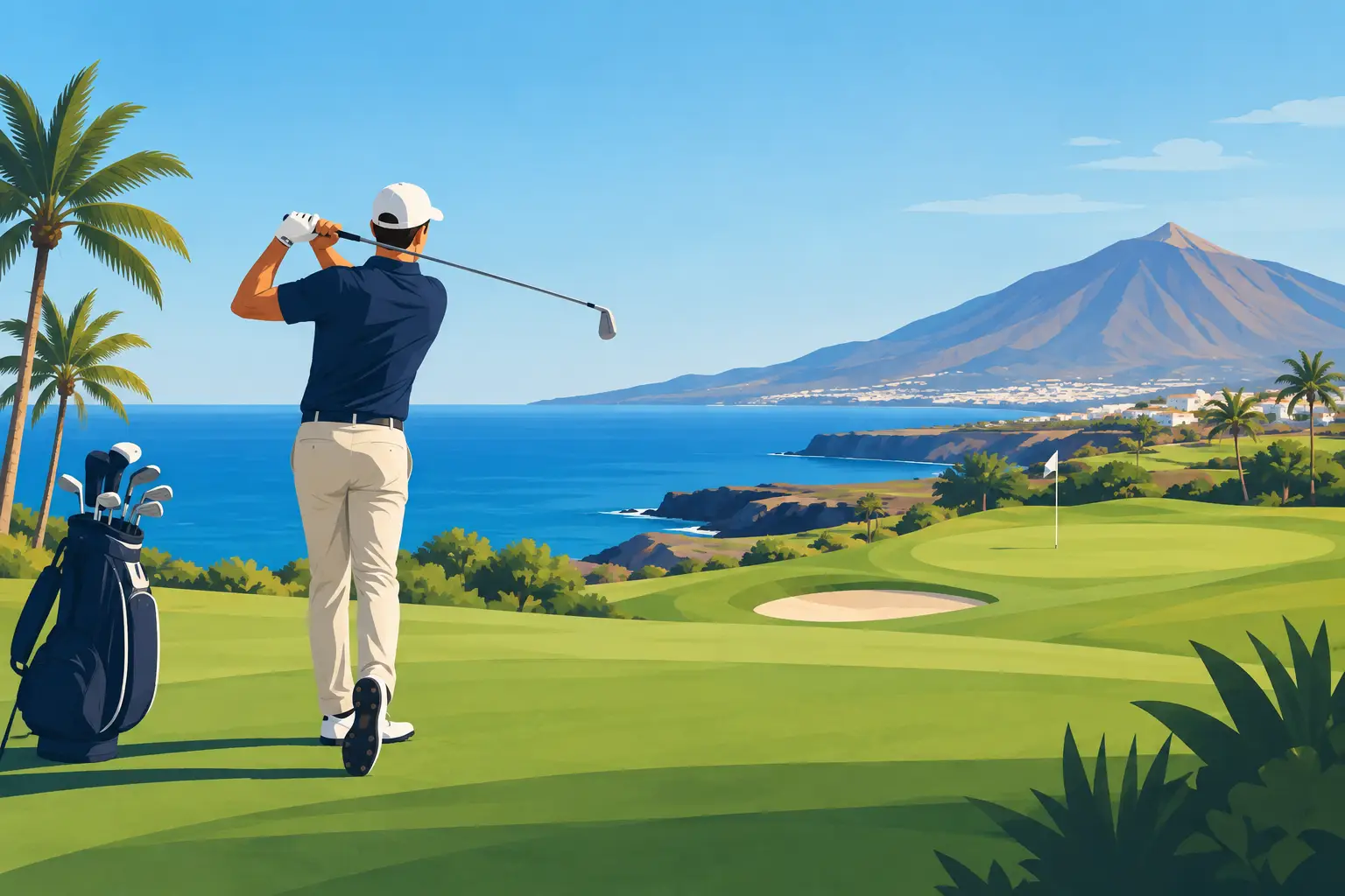 Golfkennsla Tenerife umsögn fyrir ferðagolfara