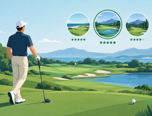 Golfúrræði umsagnir: veldu réttan golfvöll