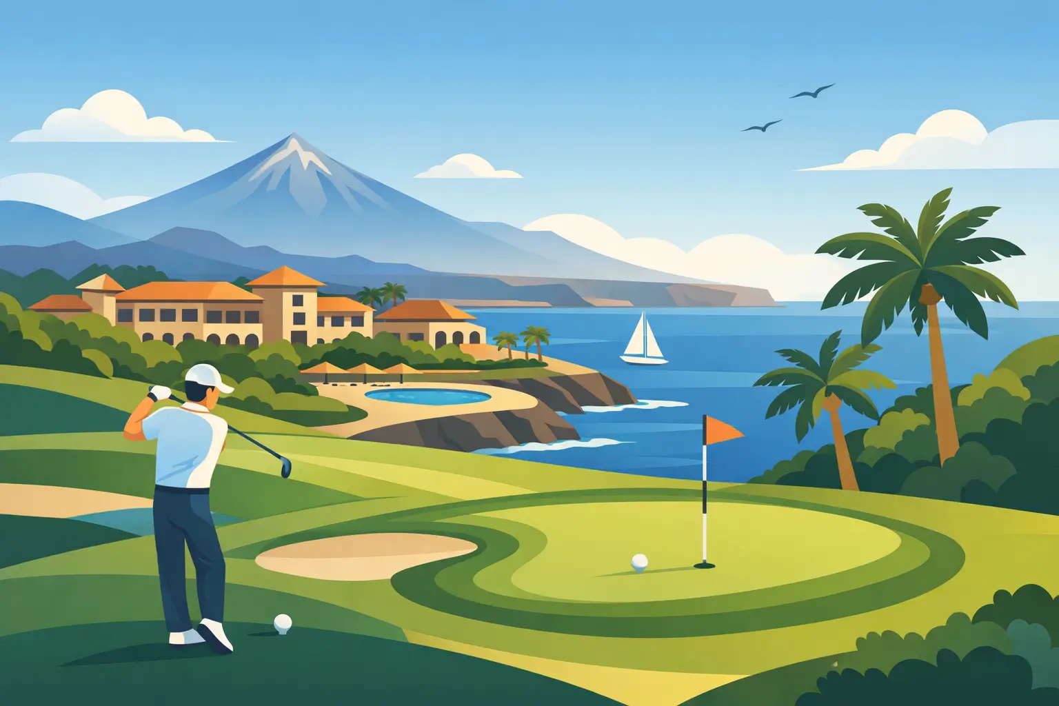 Hvernig velja golfdvalarstað á Kanaríeyjum?