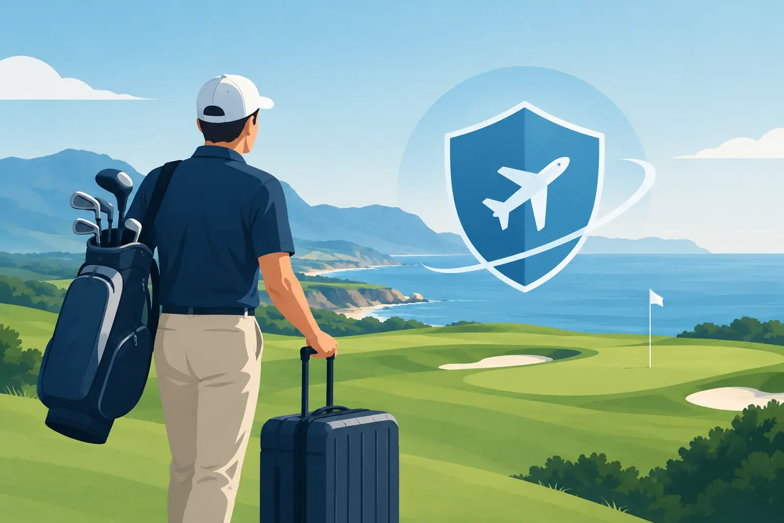 Leiðarvísir að golftryggingum ferðalanga