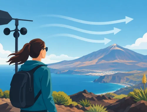 Velja rástíma eftir vindátt á Tenerife