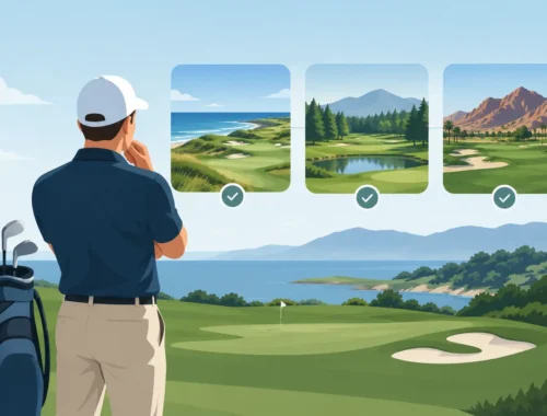 Hvernig bera saman golfvelli fyrir golfferð?