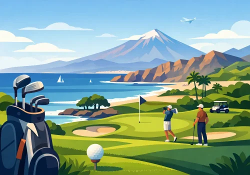 Dæmi um vikulanga golfferð á Tenerife