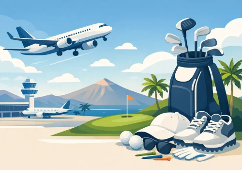 Flug og golfbúnaður Tenerife - það sem skiptir máli