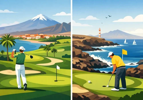 Golf Costa Adeje eða Amarilla?