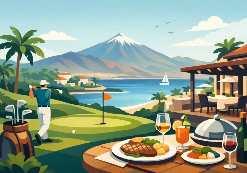 Golf og veitingastaðir Tenerife sem passa saman