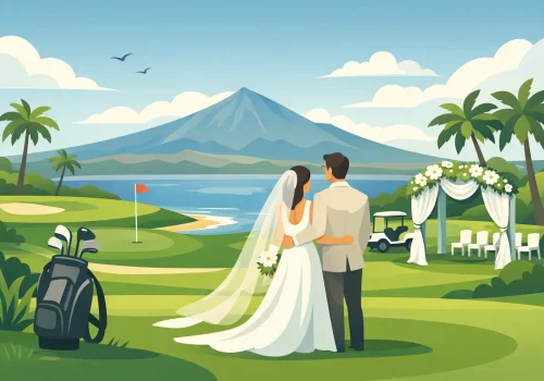 Golfbrúðkaup á Tenerife fyrir golfunnendur
