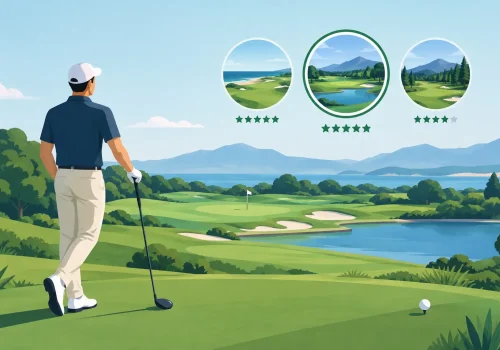 Golfúrræði umsagnir: veldu réttan golfvöll
