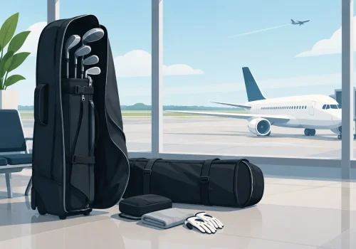 Hvernig undirbýrðu golfkylfur fyrir flugferð?